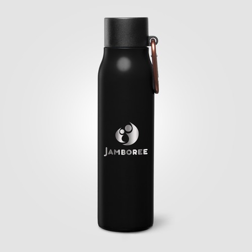 Gourde Strata isotherme en acier inoxydable recyclé avec mousqueton – 550&nbsp;ml