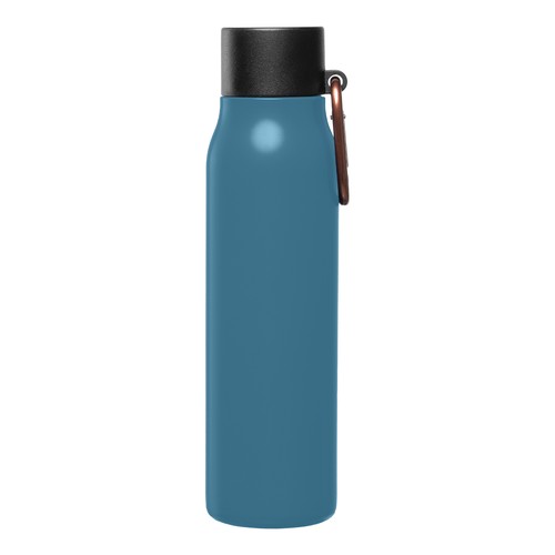 Gourde Strata isotherme en acier inoxydable recyclé avec mousqueton – 550&nbsp;ml