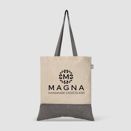 Quebec - Sac fourre-tout en coton recyclé bicolore 140 gsm