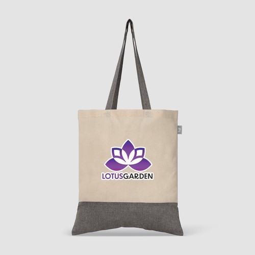 Quebec - Sac fourre-tout en coton recyclé bicolore 140 gsm