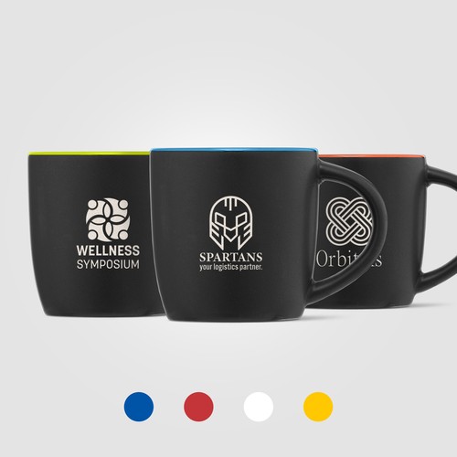 Mug Zanzibar en céramique ColourPop noir – 355&nbsp;ml