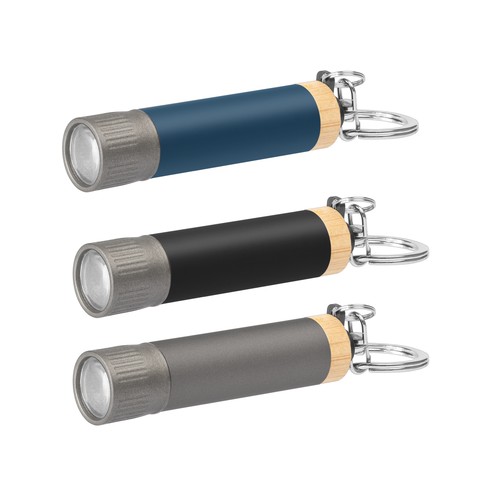 Lampe de poche porte-clés Reborn en aluminium recyclé