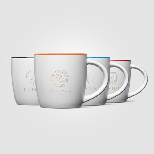 Mug Zanzibar en céramique ColourPop blanc – 355&nbsp;ml