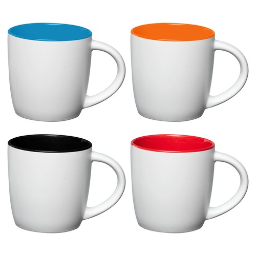 Mug Zanzibar en céramique ColourPop blanc – 355&nbsp;ml