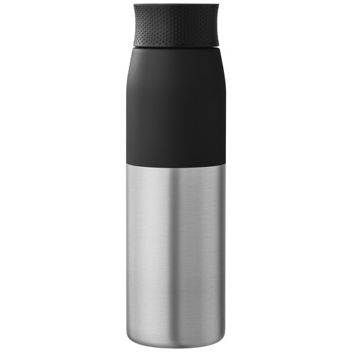 Bouteille Borealis à couvercle à torsion en acier inoxydable recyclé - 650 ml