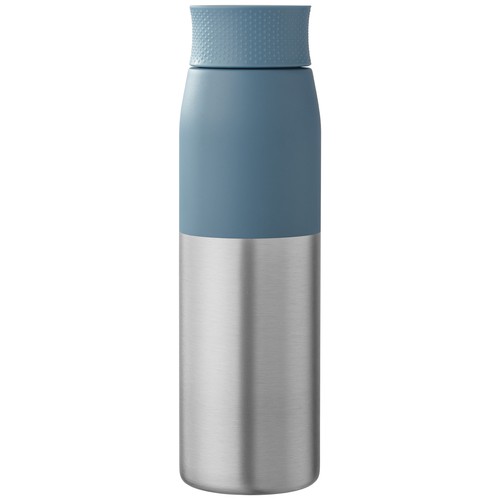 Bouteille Borealis à couvercle à torsion en acier inoxydable recyclé - 650 ml