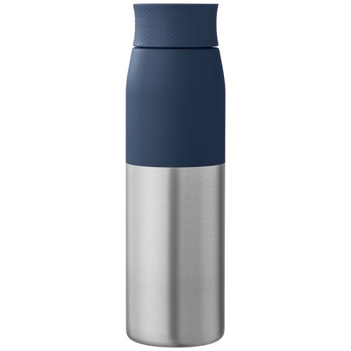 Bouteille Borealis à couvercle à torsion en acier inoxydable recyclé - 650 ml