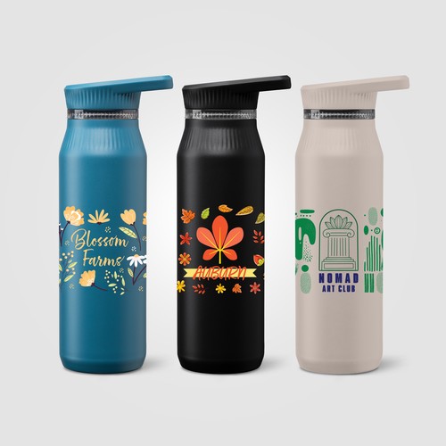Gourde Majesty en acier inoxydable recyclé avec double bouchon et poignée – 750 ml