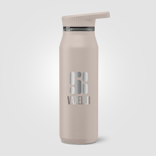 Gourde Majesty en acier inoxydable recyclé avec double bouchon et poignée – 750 ml