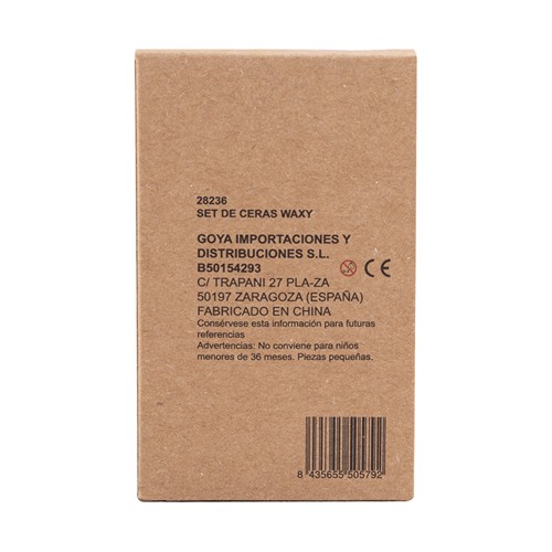 SET DE CRAYONS DE CIRE WAXY - 4