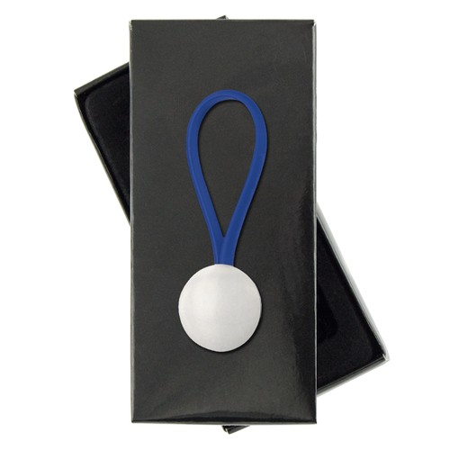 PORTE-CLES RUBBER ROUND - 6