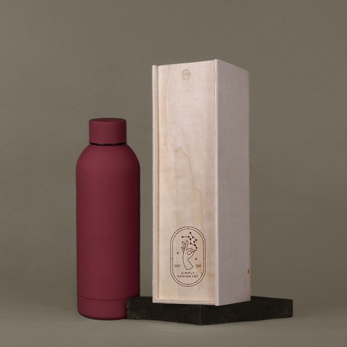 BOITE BOUTEILLE CEDAR personnalisée
