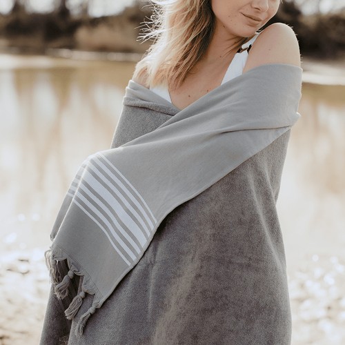 gray TOALLA PAREO ISOLA
