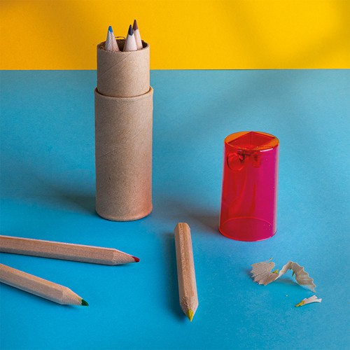 TUBE 6 CRAYONS DE COULEUR BOHEMIAN - 6