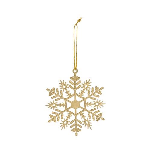 SET OF 6 SNOWFLAKE ORNAMENTS