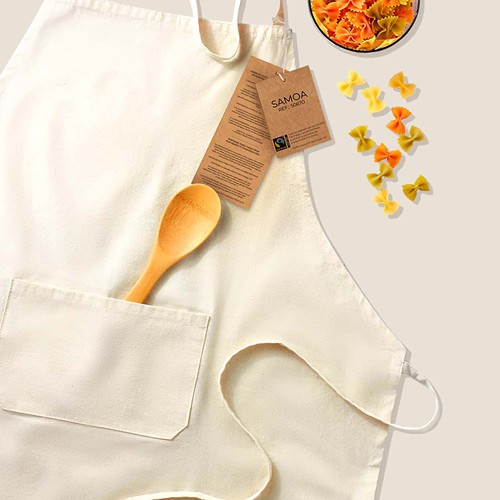 black DELANTAL SAMOA