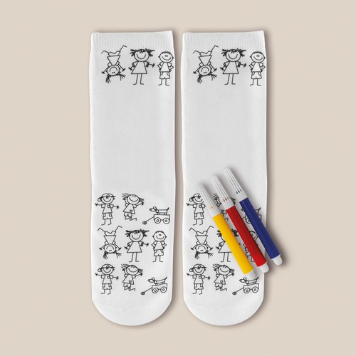 CHAUSSETTES ENFANTS PERSONNALISÉES