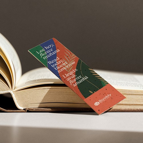 MARQUE-PAGE GERMINA 200G 2 FACES 100% FSC - 1