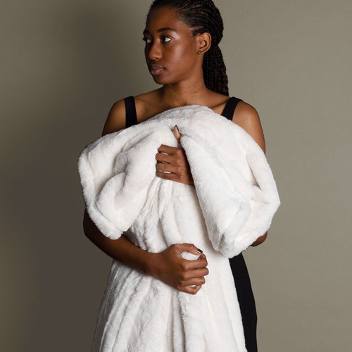 PLAID KANIN PERSONNALISÉ