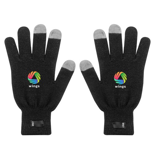 black GUANTES BARID