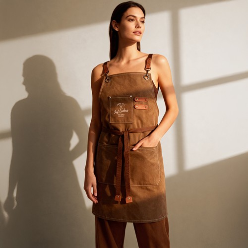 black DELANTAL WAILE