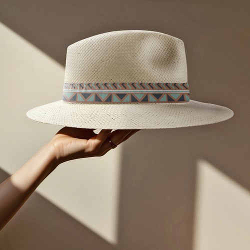 CHAPEAU SANTORINI PERSONNALISÉ + MARQUAGE + COUTURE