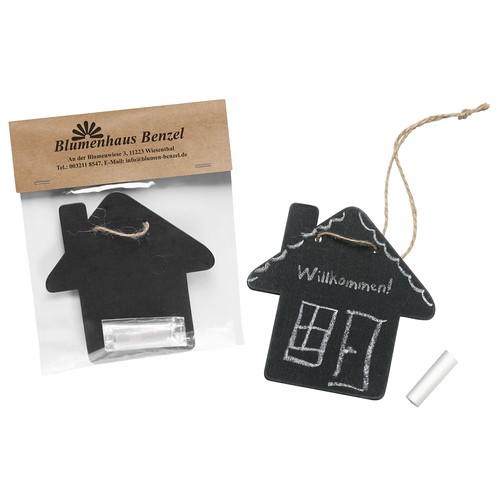 Tableau pour craie Maison personnalisé