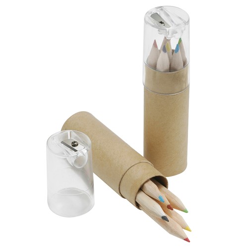 Ensemble de crayons de couleur dans un étui en carton - 2