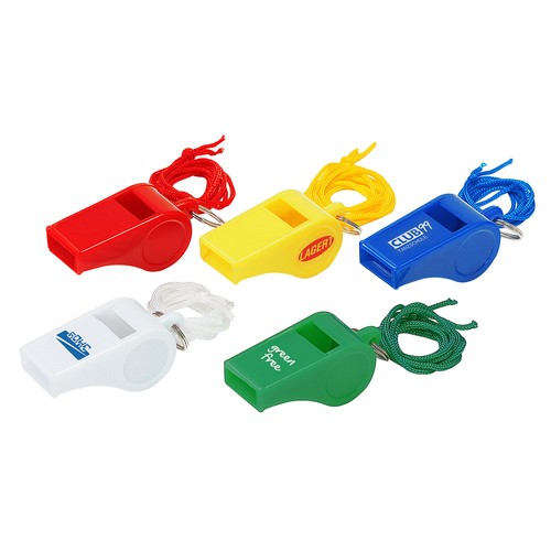 Sifflet personnalisé avec cordelette