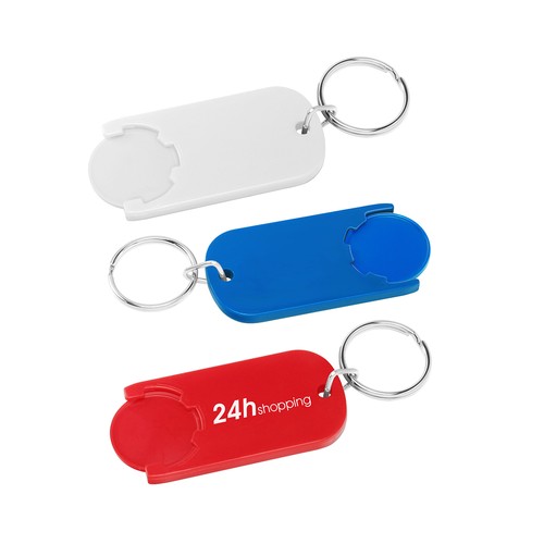 IMPRESSION EXPRESS Porte-jeton personnalisé 1€ "Alpha