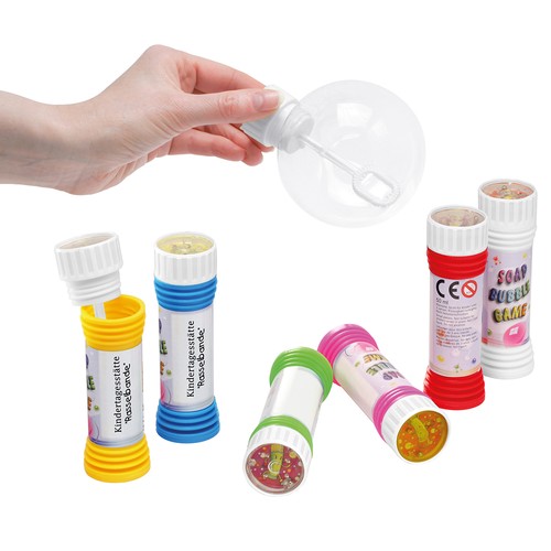 Jeu de bulles de savon personnalisé