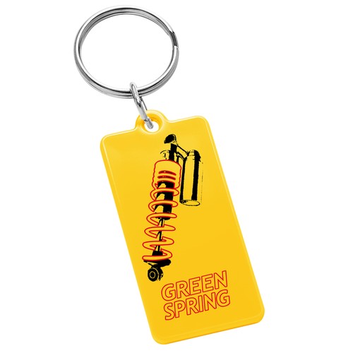 Porte-clés "rectangle" personnalisé