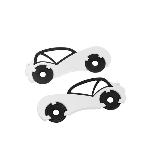 Porte-clés jeton 1 € "voiture" - 2