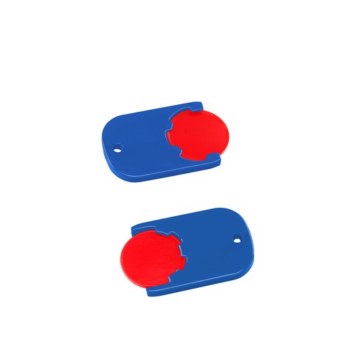 Porte-clés jeton 1€ "Gamma" - 2