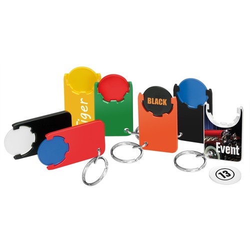 Porte-clés jeton 1€ "Beta" - 1