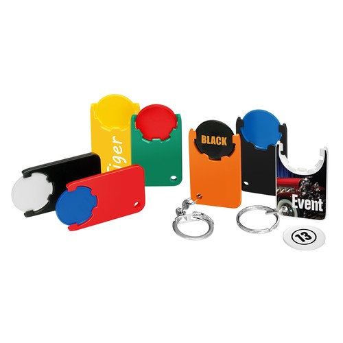 Porte-clés jeton 1€ "Beta" - 1