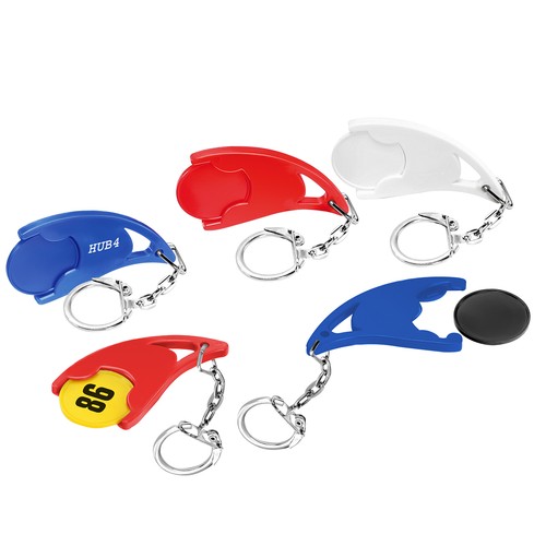 Porte-clés jeton personnalisé 1€ "Epsilon