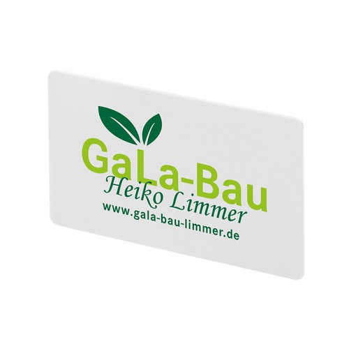 Carte de visite en plastique personnalisée