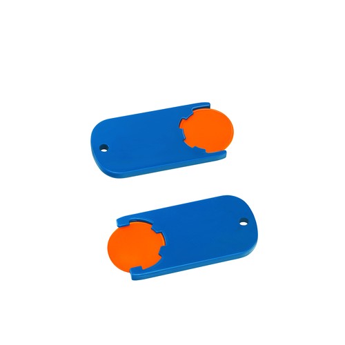 Porte-clés jeton 1€ "Alpha" - 2
