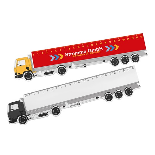 Règle "camion" personnalisé 24 cm