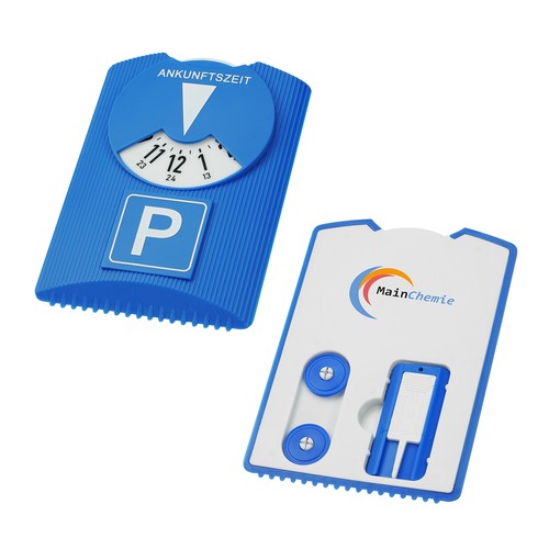 Disque de stationnement personnalisé et grattoir "Design