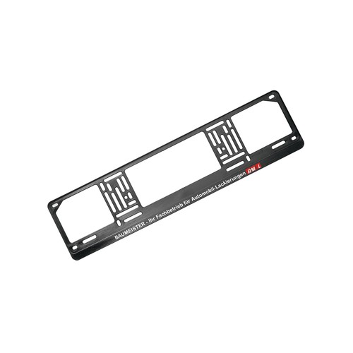 Renfort pour le panneau d’immatriculation voiture "Beta" - 1