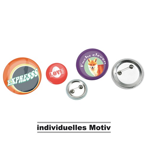 Badge en métal maxi - 1