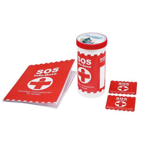 SOS-canette d'urgence personnalisée avec informations