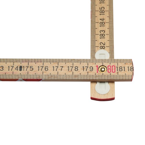 Mètre pliant articulé en bois thumbnail 4