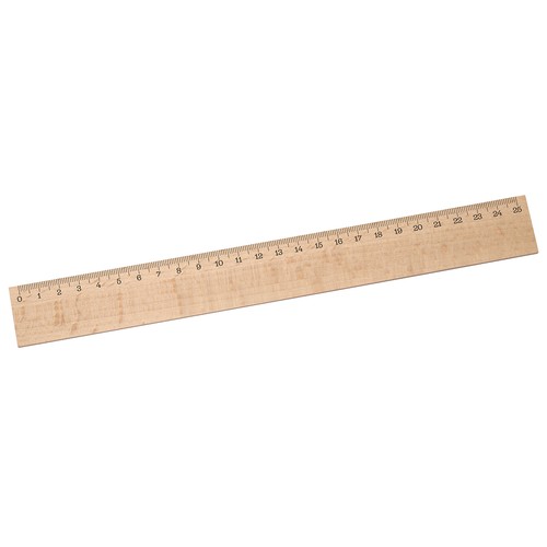 Règle en bois 25 cm - 2