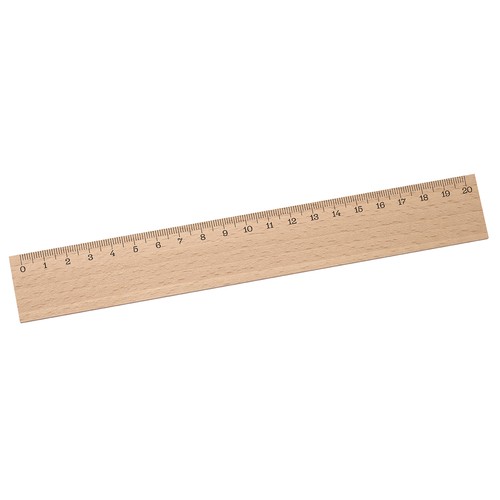 Règle en bois 20 cm - 2