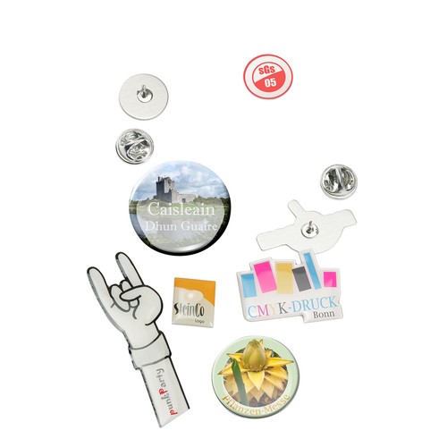 Pin personnalisé (pins en aluminium), ø 32 mm