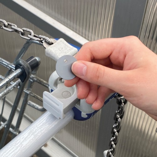 Mousqueton en métal recyclé "Omega" - 3