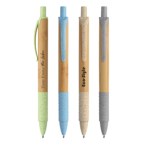 Stylo à bille bambou - 1